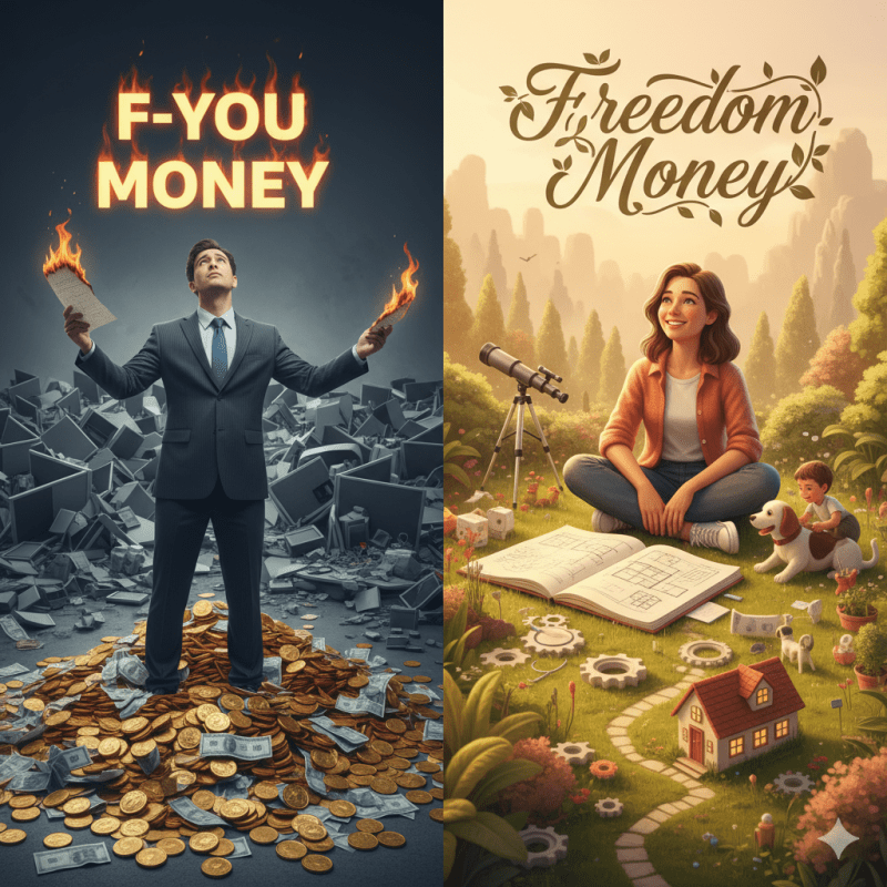 ‘F-You Money’ vs. ‘Freedom Money’: Which One Will Actually Make You&nbsp;Happy?